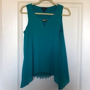 Turquoise blouse